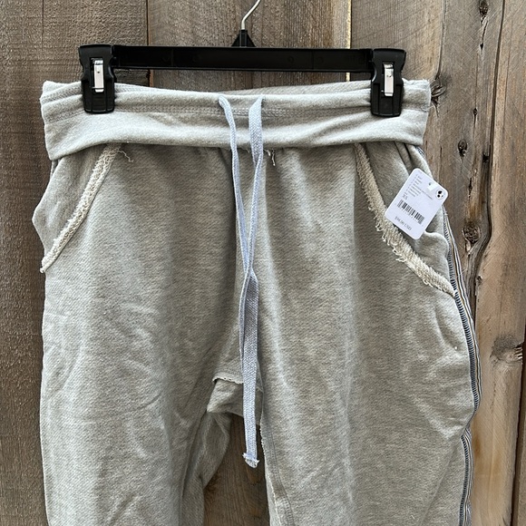 Free People Going For It Lounge Joggers in Heather Grey Combo - Picture 7 of 11